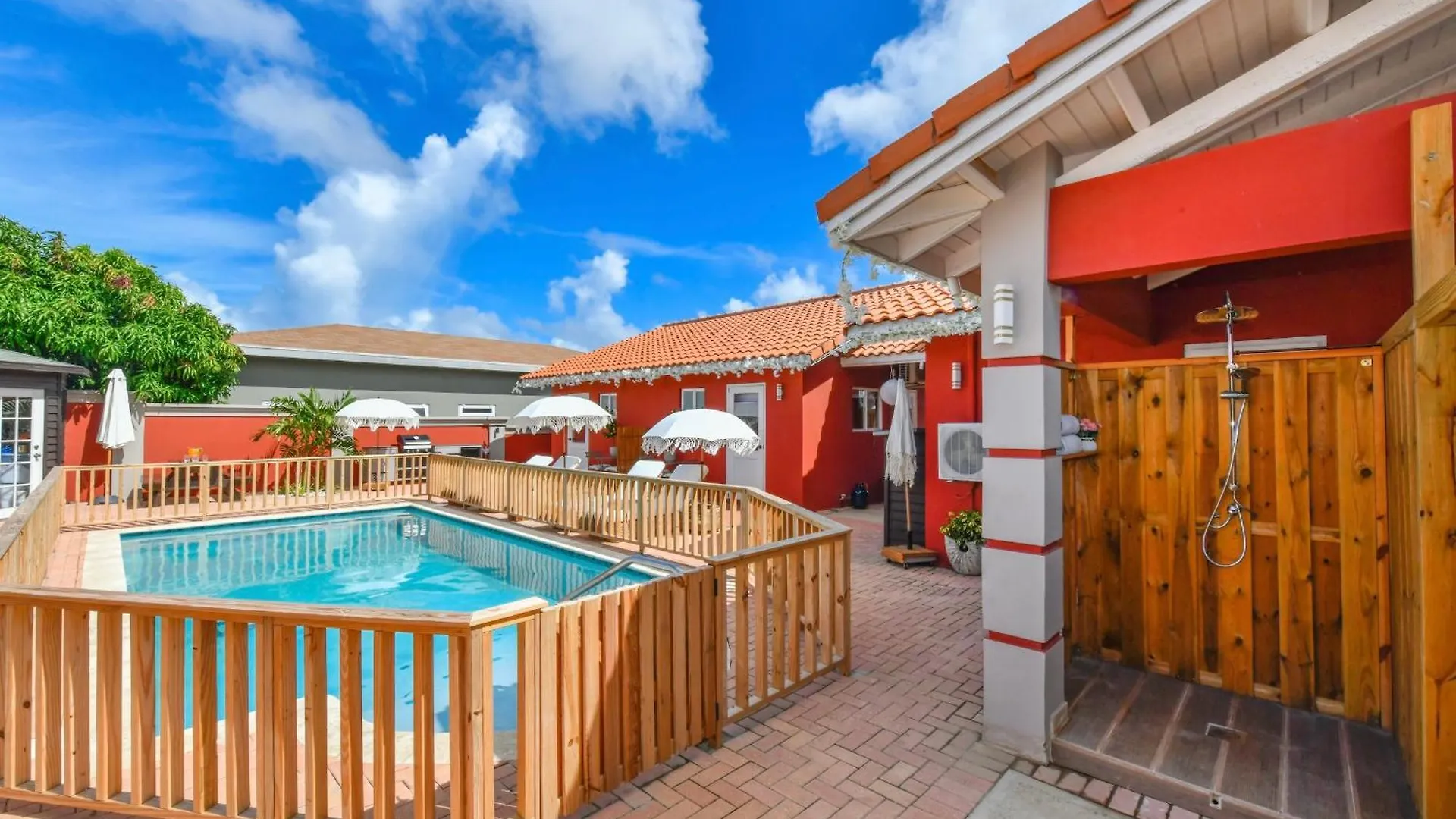Moderne Studio Palm Dichtbij De Zee Met Zwembad Oranjestad 0*,  Aruba