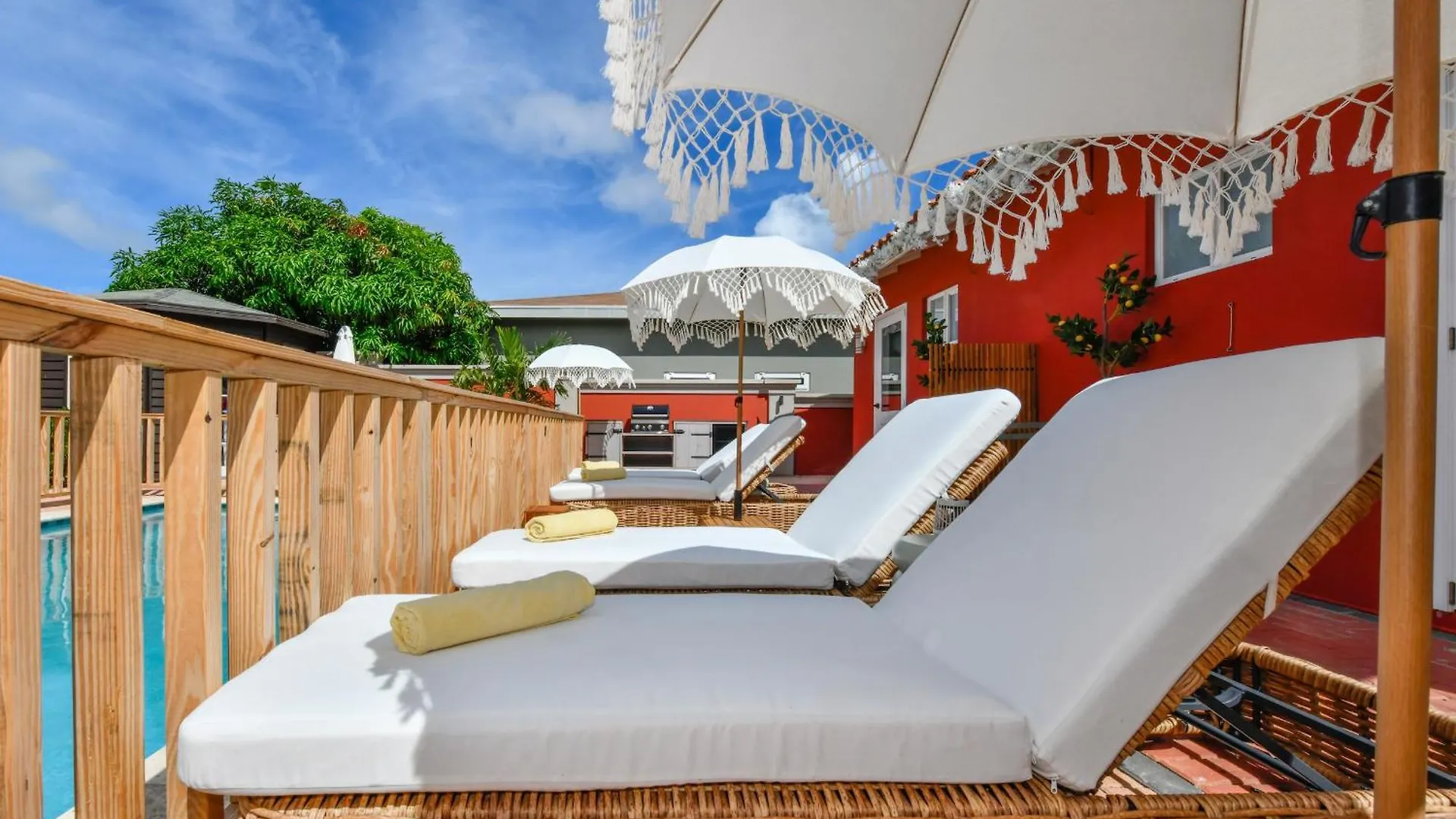 Apartment Moderne Studio Palm Dichtbij De Zee Met Zwembad Oranjestad